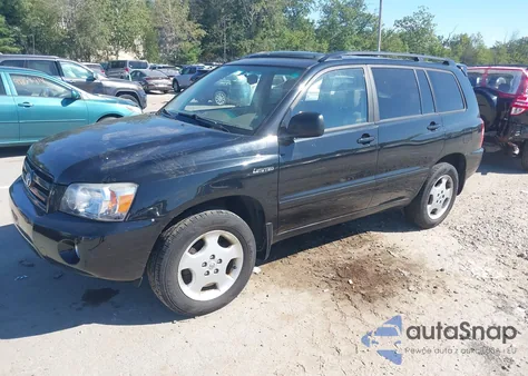 2004 Toyota Highlander Limited V6 z USA, uszkodzony, nr VIN JTEEP21A740037987